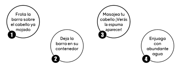 Modo de uso KopEnkel Shampoo Bar